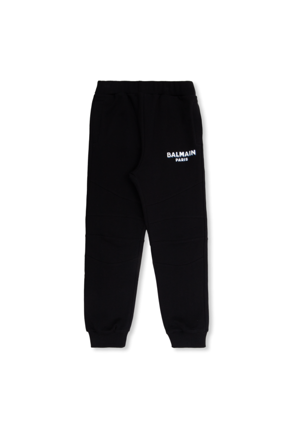 Balmain Kids Sweatpants with logo